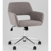 Стул офисный Ross рогожка темно-серый Stool Group Ross CHROME 50-22