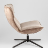 Кресло лаунж Sway бежевый с коричневым Stool Group DM7638 OTE-LAKE120+L.BROWN