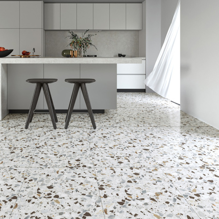 Керамогранит Terrazzo White  NT Ceramic NTT99606M