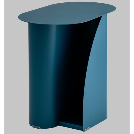 Журнальный столик Yvaine металл синий Stool Group MT-104-1 DB-012