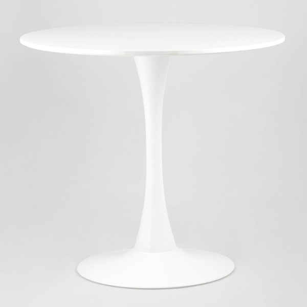 Стол круглый Tulip D80 белый Stool Group T004-1