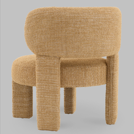 Кресло лаунж Fani горчичный Stool Group FDC0175184 Ani Pink 107-4