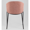 Стул Carmel пыльно-розовый Stool Group DC-3091 2087-5 black legs