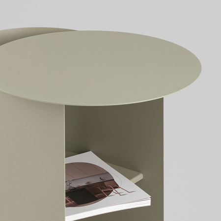 Журнальный столик Floire металл оливковый Stool Group MT-143 14-6408