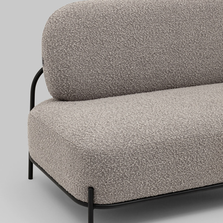 Диван Стоун букле серо-бежевый Stool Group vd-dv-stone-tr-beige