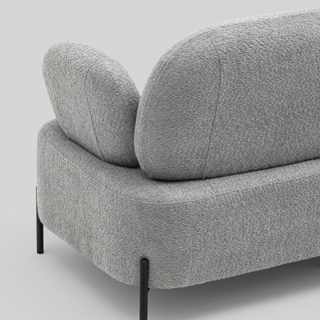 Диван Кэнди букле светло-серый Stool Group vd-dv-candy-cm82