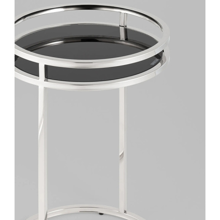Журнальный столик Гестия 41х60 стекло чёрный Stool Group EET-079