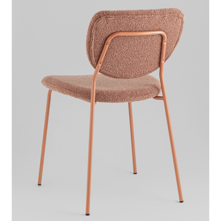 Стул Gigi коричневый букле Stool Group DRC-9155-B URL426-5 Dark Red-1
