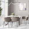 Стул Carmel серый Stool Group DC-3091 3014-17 black legs