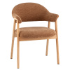 Стул Tavu с деревянными ножками терракотовый Stool Group DM4774 OTE-S-272 PUMPKIN