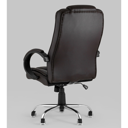 Кресло офисное TopChairs Atlant New коричневый Stool Group D-430 brown