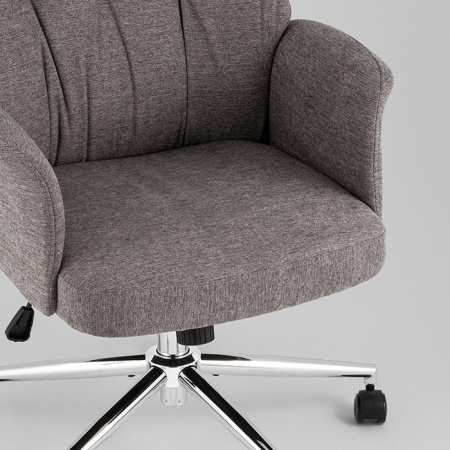 Кресло офисное TopChairs Neoma тёмно-серый Stool Group YF-0515 ZE119A-15 dark grey