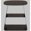 Журнальный столик Leyre металл чёрный Stool Group MT-123S DB-001