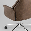 Кресло офисное TopChairs Neoma коричневый экокожа Stool Group YF-0515 FH-65 brown retro
