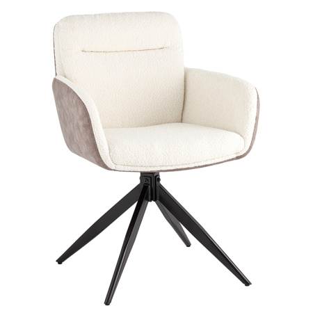 Стул Waldo молочный c экокожей Stool Group OS-2319K T358-1mMXF-02
