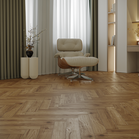 Ламинат Дуб Корсика Herringbone Elegant Norland LF303-18