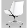 Кресло офисное TopChairs Crown серо-голубой/белый Stool Group A312-A 8386-16 white back