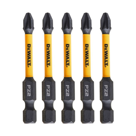 Биты PZ2 57 мм (5 шт) Impact Torsion DeWalt DT7391T-QZ