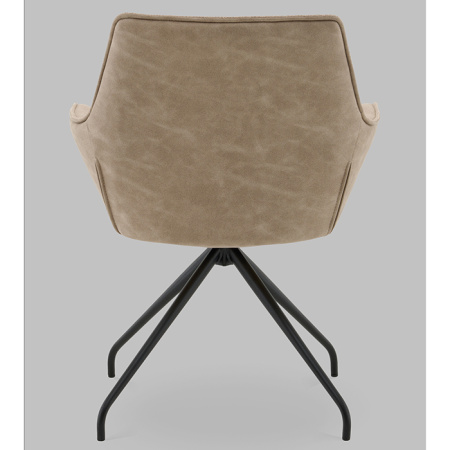 Кресло вращающееся Кимберли рогожка/замша бежевый Stool Group AV 344 W130/K02-K20PM-9005