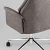 Кресло офисное TopChairs Neoma серый экокожа Stool Group YF-0515 FH-62 grey retro