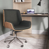 Кресло офисное TopChairs Crown чёрный Stool Group A312-A 8383-29 walnut back