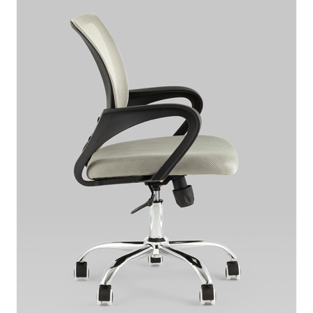Кресло офисное TopChairs Simple New серый Stool Group WH-805 grey
