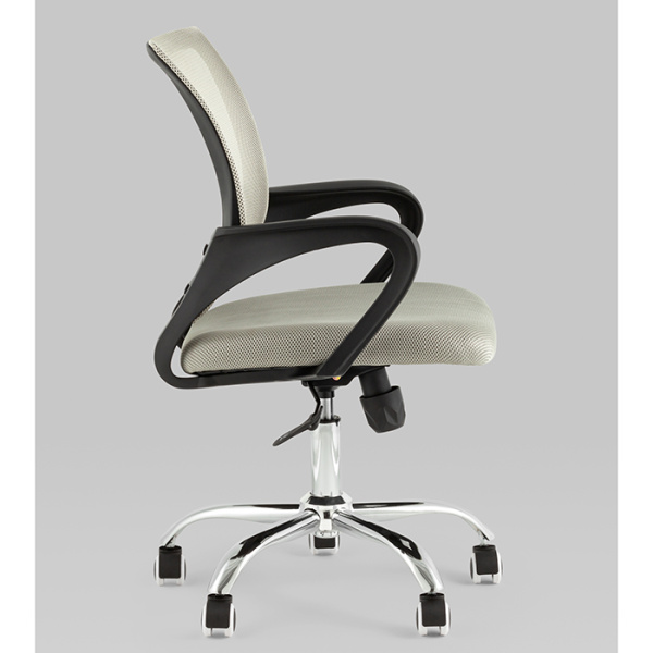 Кресло офисное TopChairs Simple New серый Stool Group WH-805 grey