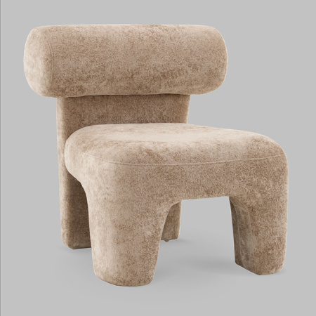 Кресло лаунж Voma мокка Stool Group FDC0175294 F4-Mocha-8