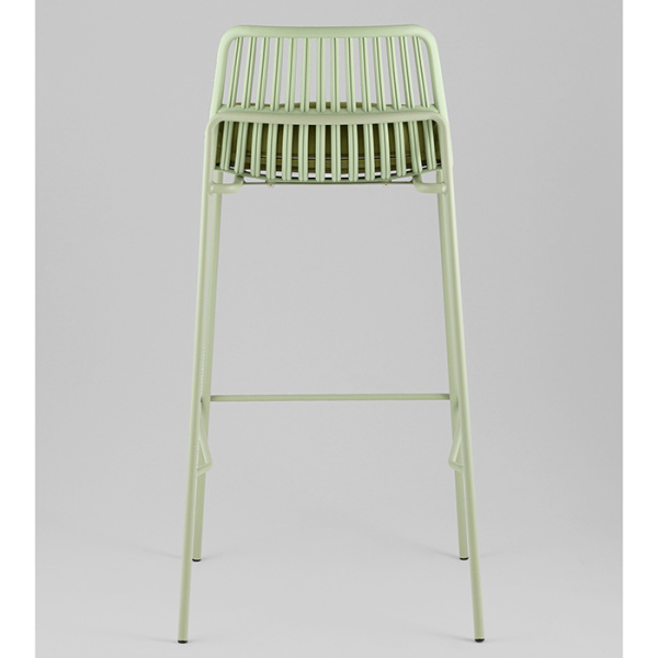 Стул барный Louran с подушкой зелёный Stool Group D-012H-75 green