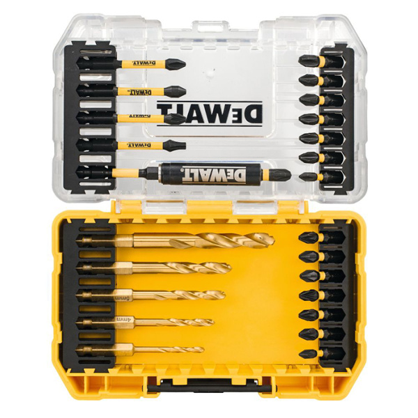 Набор бит, насадок и сверл (25 шт) FlexTorq DeWalt DT70749T-QZ