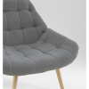 Кресло Олби Квадро серый Stool Group QH-8927K 875-18 grey