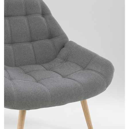Кресло Олби Квадро серый Stool Group QH-8927K 875-18 grey