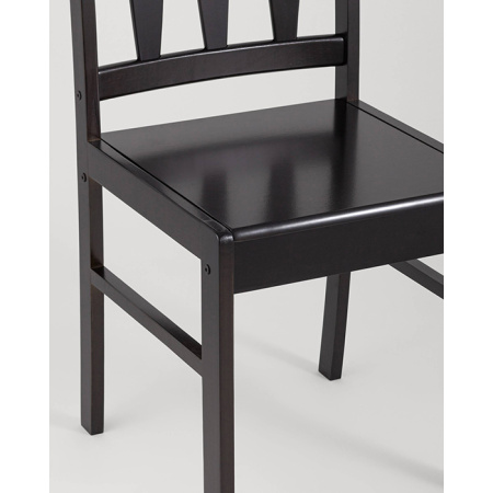Обеденная группа Ingrid венге массив гевеи Stool Group MH750+MH52088X4