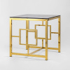 Журнальный столик D55 Бруклин стекло Stool Group EET-013-TG-1