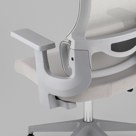 Кресло офисное TopChairs Vantage серый Stool Group WH-978AG grey