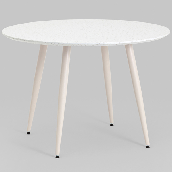 Стол круглый Nymphaea D110 терраццо Stool Group F-1715 TER 3860-1
