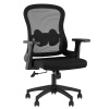 Кресло офисное TopChairs Petal чёрный Stool Group WH-A55 black