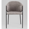 Стул Carmel серый Stool Group DC-3091 3014-17 black legs