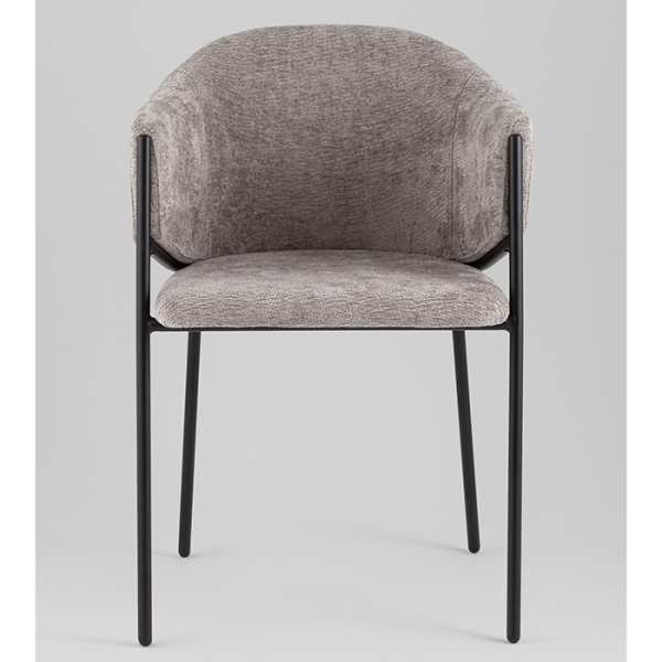 Стул Carmel серый Stool Group DC-3091 3014-17 black legs