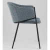 Стул Carmel голубой Stool Group DC-3091 WZ6002-7 black legs