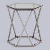 Журнальный столик Круз 48х42 стекло Stool Group EET-187-GM