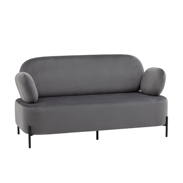 Диван Кэнди велюр серый Stool Group vd-dv-candy-b27