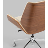 Кресло офисное TopChairs Crown бежевый Stool Group A312-A 8383-1 walnut back