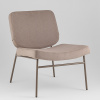 Кресло Эбигейл велюр бежевый каркас бежево-серый Stool Group LV-120-E31-7006