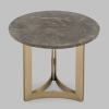 Журнальный столик Кассия D60 темная керамика Stool Group EET-292-BRCGS-brown 5105-9