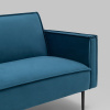 Диван прямой Кассель велюр синий Stool Group vd-cassel-vl54