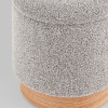Пуф с ящиком Холли XS букле серый Stool Group 21B810BCB-S BCB-10
