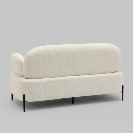 Диван Кэнди букле белый Stool Group vd-dv-candy-cm01