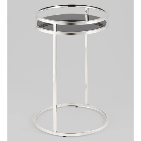 Журнальный столик Гестия 41х60 стекло чёрный Stool Group EET-079