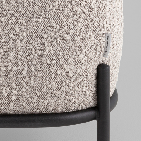 Пуф Стоун букле серо-бежевый Stool Group vd-pf-stone-tr-grey